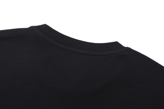 프라다 삼각 로고 프린트 크루넥 반팔티 블랙 레플리카 미러급 SA급 S급 고퀄리티 하이엔드 최상급 의류 [남성여성공용] 6