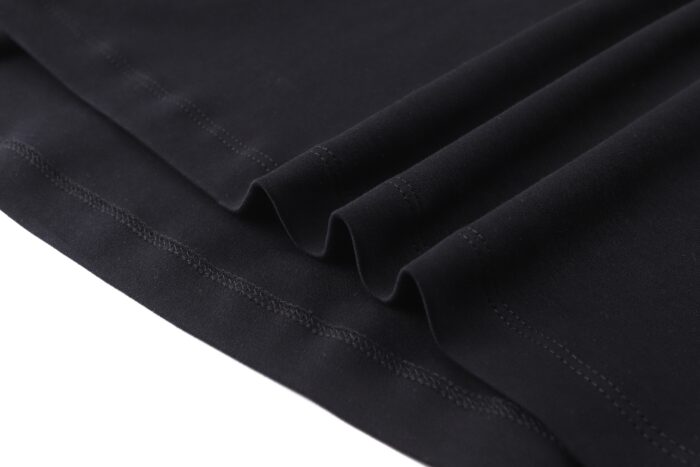 프라다 삼각 로고 프린트 크루넥 반팔티 블랙 레플리카 미러급 SA급 S급 고퀄리티 하이엔드 최상급 의류 [남성여성공용] 9