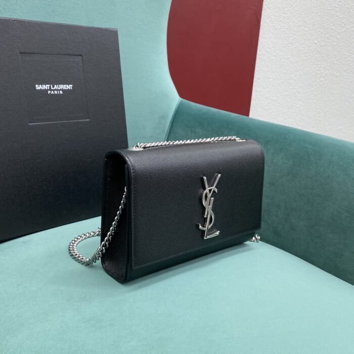 생로랑 그랑 드 뿌드르 가죽 KATE 스몰 백 은장 블랙 469390 레플리카 미러급 SA급 S급 고퀄리티 최상급 하이엔드 가방 [여성] 4