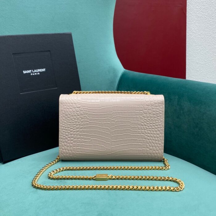 생로랑 엠보싱 크로커다일 가죽 KATE 스몰 태슬 백 골드 474366 연핑크 레플리카 미러급 SA급 S급 고퀄리티 최상급 하이엔드 가방 [여성] 2
