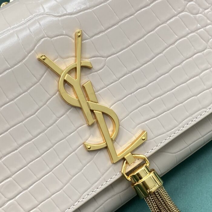 생로랑 엠보싱 크로커다일 가죽 KATE 스몰 태슬 백 골드 474366 연핑크 레플리카 미러급 SA급 S급 고퀄리티 최상급 하이엔드 가방 [여성] 7