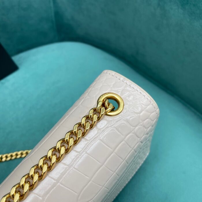 생로랑 엠보싱 크로커다일 가죽 KATE 스몰 태슬 백 골드 474366 연핑크 레플리카 미러급 SA급 S급 고퀄리티 최상급 하이엔드 가방 [여성] 8