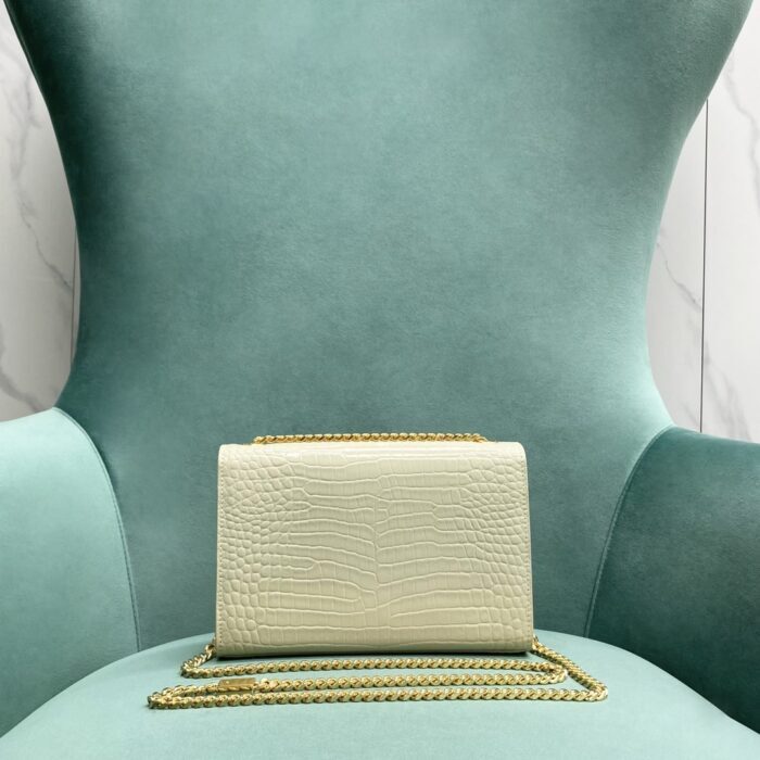 생로랑 엠보싱 크로커다일 가죽 KATE 스몰 태슬 백 골드 474366 하얀색 레플리카 미러급 SA급 S급 고퀄리티 최상급 하이엔드 가방 [여성] 2