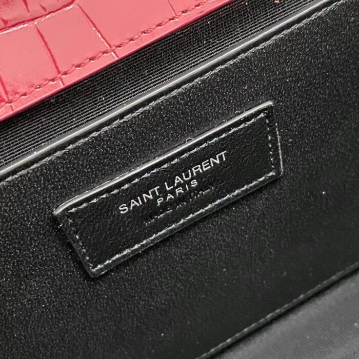 생로랑 엠보싱 크로커다일 가죽 KATE 미디엄 태슬 백 은장 354119 와인 레플리카 미러급 SA급 S급 고퀄리티 최상급 하이엔드 가방 [여성] 8