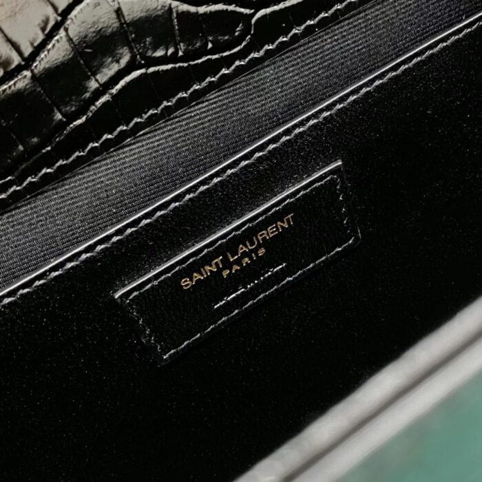 생로랑 엠보싱 크로커다일 가죽 KATE 미디엄 태슬 백 골드 354119 블랙 레플리카 미러급 SA급 S급 고퀄리티 최상급 하이엔드 가방 [여성] 12