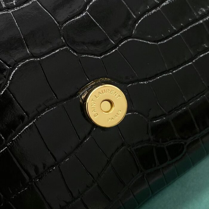 생로랑 엠보싱 크로커다일 가죽 KATE 미디엄 태슬 백 골드 354119 블랙 레플리카 미러급 SA급 S급 고퀄리티 최상급 하이엔드 가방 [여성] 9