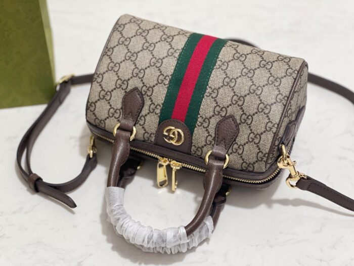 구찌 오피디아 GG 미니 탑 핸들 백 베이지 에보니 캔버스 772053 레플리카 미러급 SA급 S급 고퀄리티 최상급 하이엔드 가방 [여성] 7