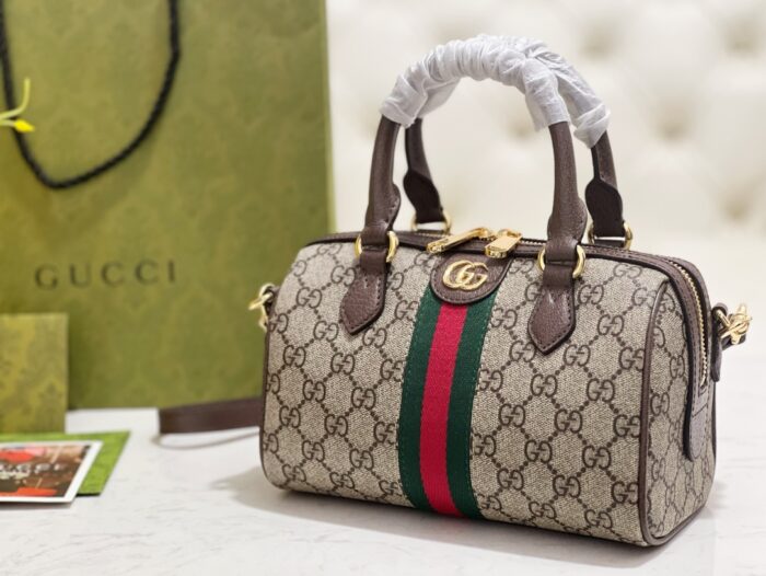 구찌 오피디아 GG 미니 탑 핸들 백 베이지 에보니 캔버스 772053 레플리카 미러급 SA급 S급 고퀄리티 최상급 하이엔드 가방 [여성] 5