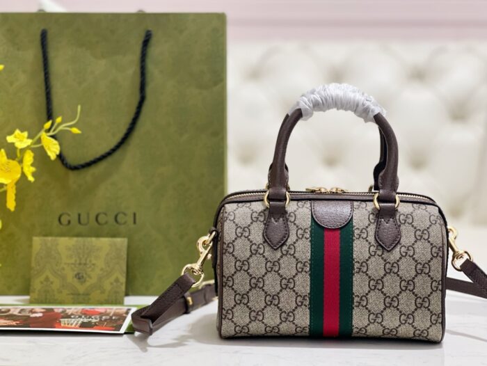 구찌 오피디아 GG 미니 탑 핸들 백 베이지 에보니 캔버스 772053 레플리카 미러급 SA급 S급 고퀄리티 최상급 하이엔드 가방 [여성] 2