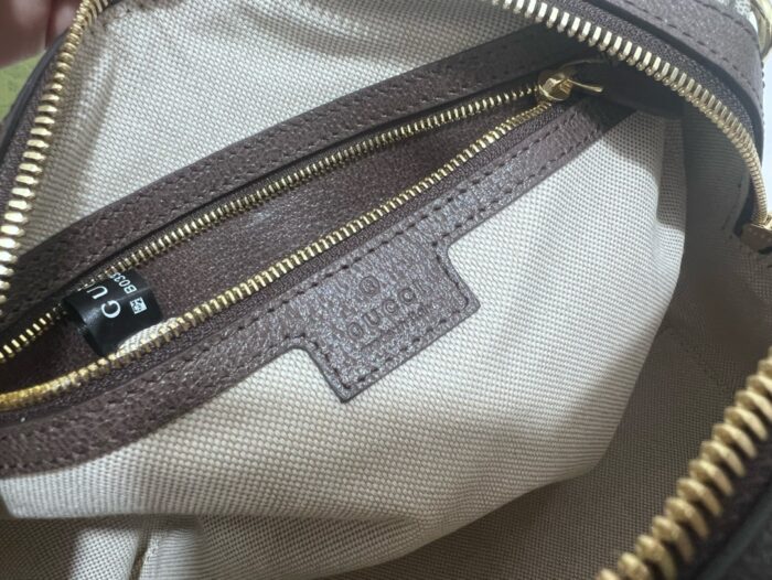 구찌 오피디아 GG 스몰 탑 핸들 백 베이지 에보니 캔버스 772061 레플리카 미러급 SA급 S급 고퀄리티 최상급 하이엔드 가방 [여성] 3