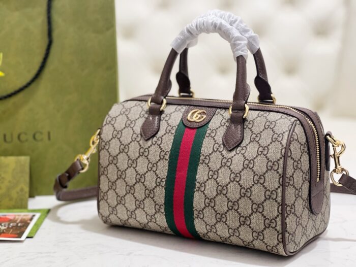 구찌 오피디아 GG 스몰 탑 핸들 백 베이지 에보니 캔버스 772061 레플리카 미러급 SA급 S급 고퀄리티 최상급 하이엔드 가방 [여성] 4