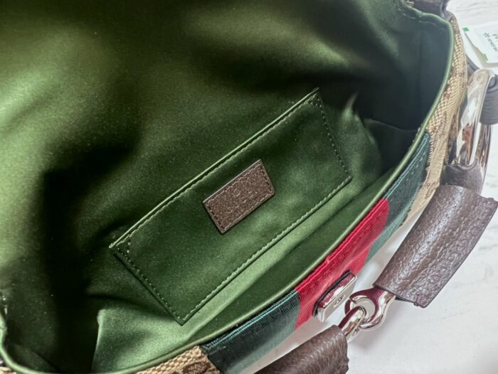 구찌 홀스빗 체인 스몰 숄더백 베이지 에보니 GG 캔버스 764339 레플리카 미러급 SA급 S급 고퀄리티 최상급 하이엔드 가방 [여성] 3