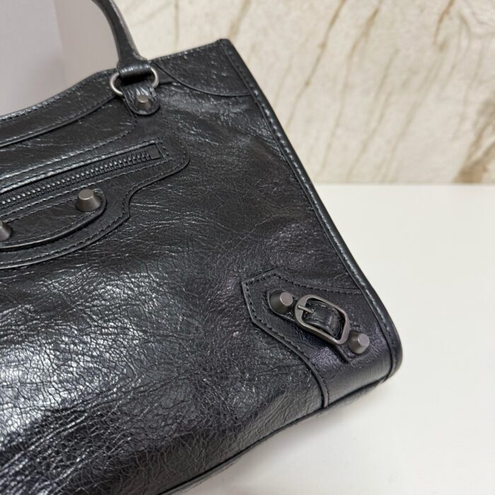 발렌시아가 르 시티 스몰 토트백 블랙 레플리카 미러급 SA급 S급 고퀄리티 최상급 하이엔드 가방 [여성] 8