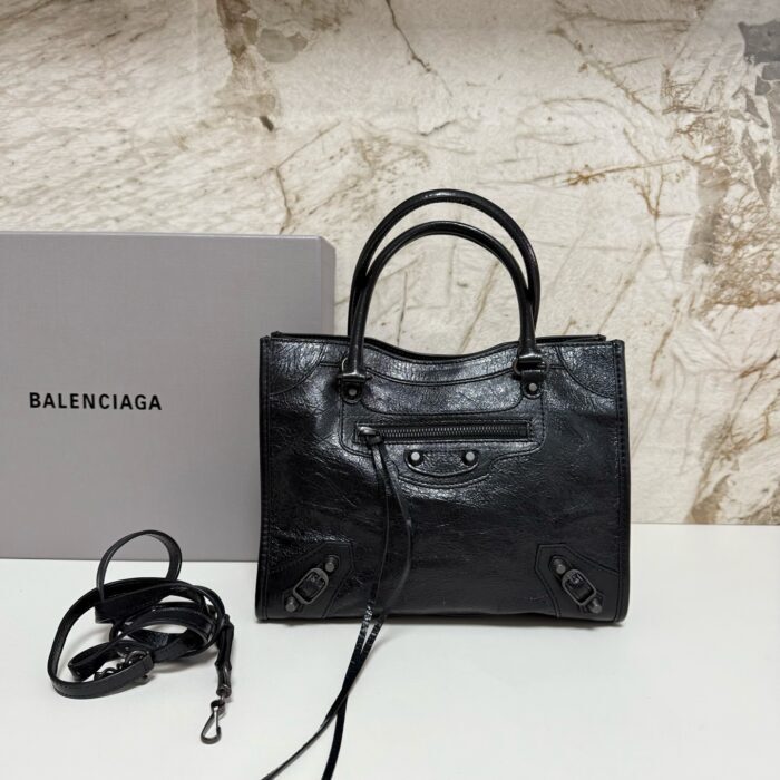 발렌시아가 르 시티 스몰 토트백 블랙 레플리카 미러급 SA급 S급 고퀄리티 최상급 하이엔드 가방 [여성]