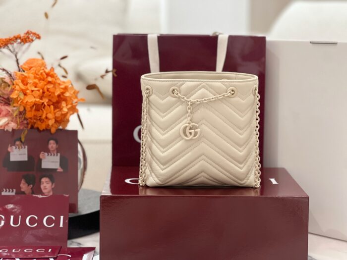 구찌 GG 마몽 나노 버킷백 856404 아이보리 레플리카 미러급 SA급 S급 고퀄리티 최상급 하이엔드 가방 [여성]