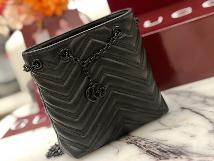 구찌 GG 마몽 나노 버킷백 856404 블랙 레플리카 미러급 SA급 S급 고퀄리티 최상급 하이엔드 가방 [여성] 7