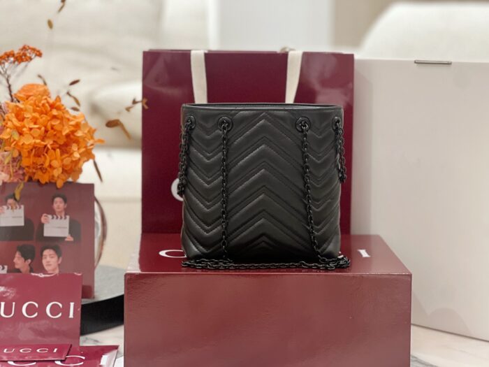 구찌 GG 마몽 나노 버킷백 856404 블랙 레플리카 미러급 SA급 S급 고퀄리티 최상급 하이엔드 가방 [여성] 2