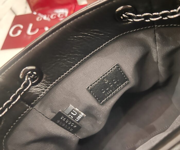 구찌 GG 마몽 나노 버킷백 856404 블랙 레플리카 미러급 SA급 S급 고퀄리티 최상급 하이엔드 가방 [여성] 9