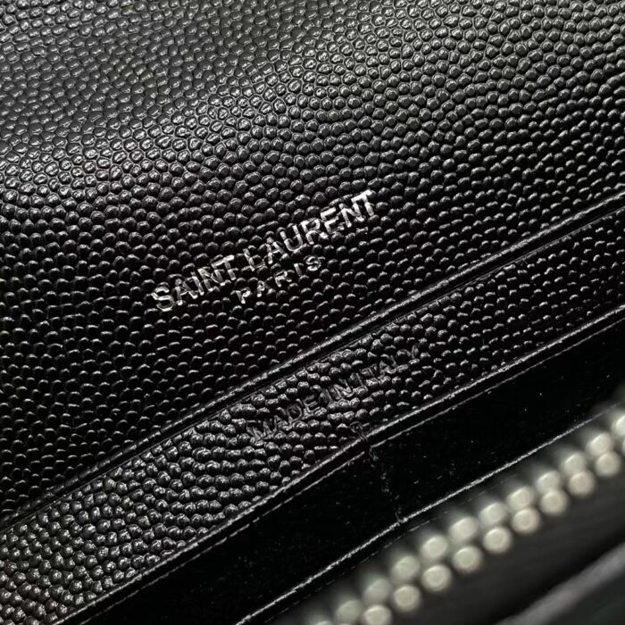 생로랑 마틀라세 모노그램 체인 숄더백 지갑 393953 스몰 블랙 실버 레플리카 미러급 SA급 S급 고퀄리티 최상급 하이엔드 가방 [여성] 12