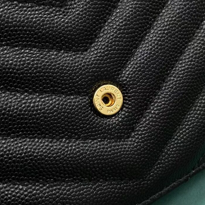 생로랑 마틀라세 모노그램 체인 숄더백 지갑 393953 스몰 블랙 골드 레플리카 미러급 SA급 S급 고퀄리티 최상급 하이엔드 가방 [여성] 9