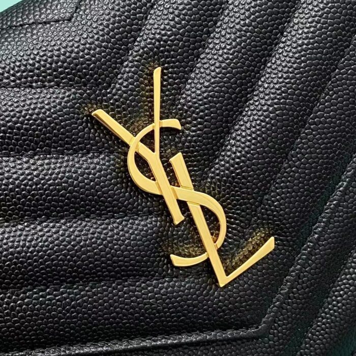 생로랑 마틀라세 모노그램 체인 숄더백 지갑 393953 스몰 블랙 골드 레플리카 미러급 SA급 S급 고퀄리티 최상급 하이엔드 가방 [여성] 10