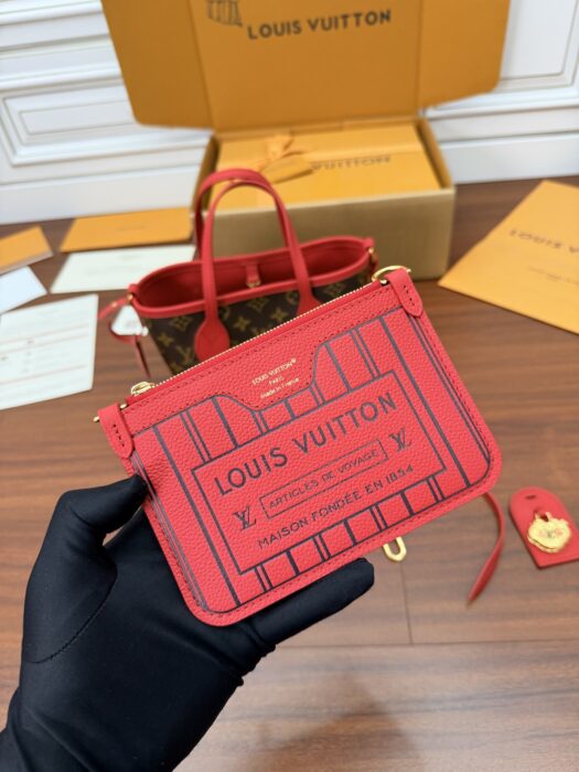 루이비통 네버풀 인사이드 아웃 BB M28318 브라운 레드 레플리카 미러급 SA급 S급 고퀄리티 최상급 하이엔드 가방 [여성] 9