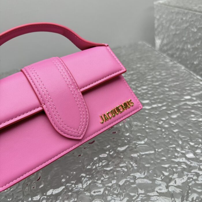 자크뮈스 밤비노 크로스바디 플랩백 다크 핑크 스몰 금장 레더 레플리카 미러급 SA급 S급 고퀄리티 최상급 하이엔드 가방 [여성] 6