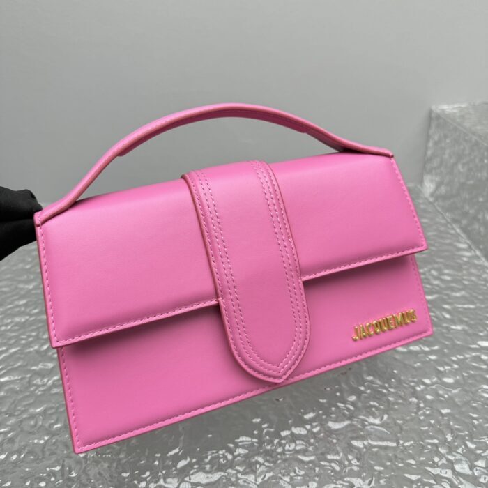 자크뮈스 밤비노 크로스바디 플랩백 다크 핑크 라지 금장 레더 레플리카 미러급 SA급 S급 고퀄리티 최상급 하이엔드 가방 [여성] 6