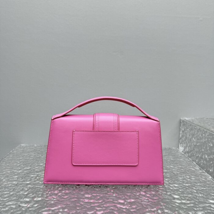 자크뮈스 밤비노 크로스바디 플랩백 다크 핑크 라지 금장 레더 레플리카 미러급 SA급 S급 고퀄리티 최상급 하이엔드 가방 [여성] 3