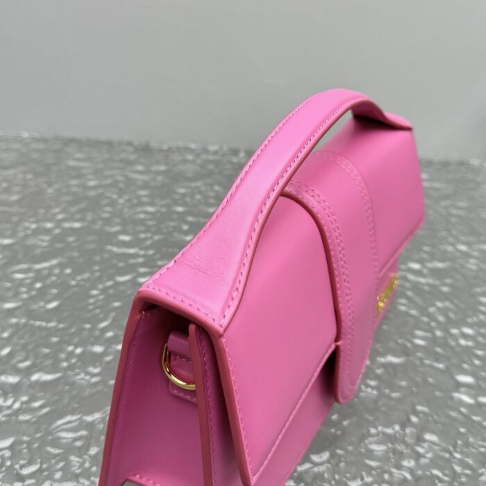 자크뮈스 밤비노 크로스바디 플랩백 다크 핑크 라지 금장 레더 레플리카 미러급 SA급 S급 고퀄리티 최상급 하이엔드 가방 [여성] 9