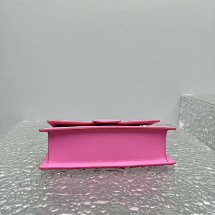 자크뮈스 밤비노 크로스바디 플랩백 다크 핑크 라지 금장 레더 레플리카 미러급 SA급 S급 고퀄리티 최상급 하이엔드 가방 [여성] 7