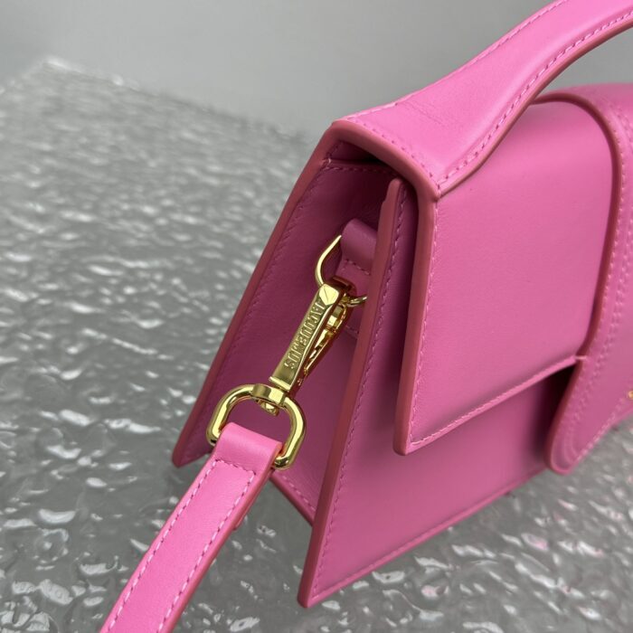 자크뮈스 밤비노 크로스바디 플랩백 다크 핑크 라지 금장 레더 레플리카 미러급 SA급 S급 고퀄리티 최상급 하이엔드 가방 [여성] 10