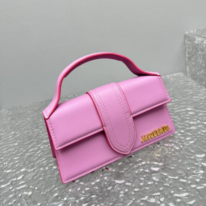 자크뮈스 밤비노 크로스바디 플랩백 핑크 스몰 금장 레더 레플리카 미러급 SA급 S급 고퀄리티 최상급 하이엔드 가방 [여성] 5