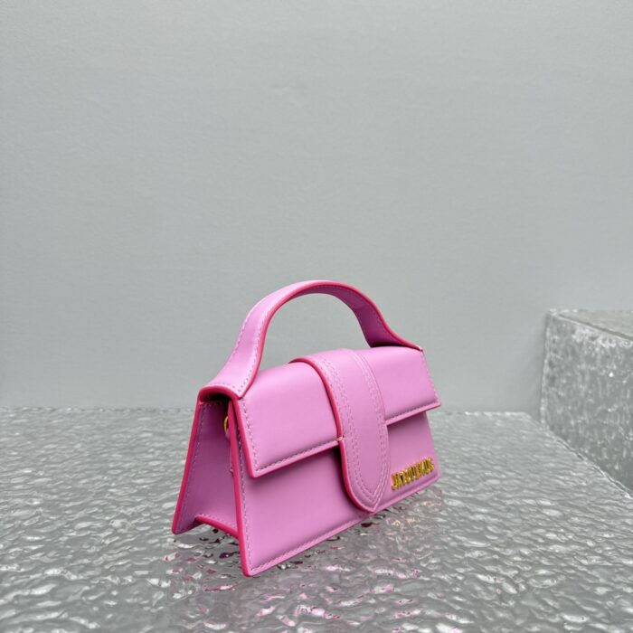 자크뮈스 밤비노 크로스바디 플랩백 핑크 스몰 금장 레더 레플리카 미러급 SA급 S급 고퀄리티 최상급 하이엔드 가방 [여성] 6
