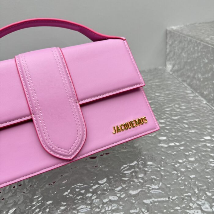 자크뮈스 밤비노 크로스바디 플랩백 핑크 라지 금장 레더 레플리카 미러급 SA급 S급 고퀄리티 최상급 하이엔드 가방 [여성] 9