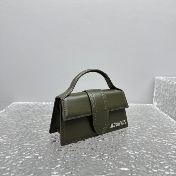 자크뮈스 밤비노 크로스바디 플랩백 다크 초록색 스몰 은장 레더 레플리카 미러급 SA급 S급 고퀄리티 최상급 하이엔드 가방 [여성] 5