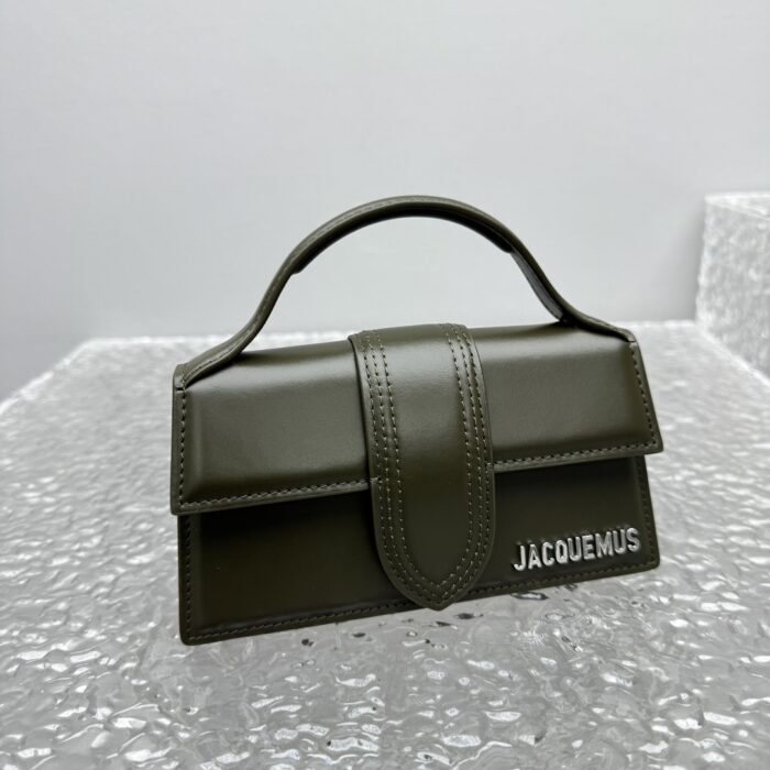 자크뮈스 밤비노 크로스바디 플랩백 다크 초록색 스몰 은장 레더 레플리카 미러급 SA급 S급 고퀄리티 최상급 하이엔드 가방 [여성] 7