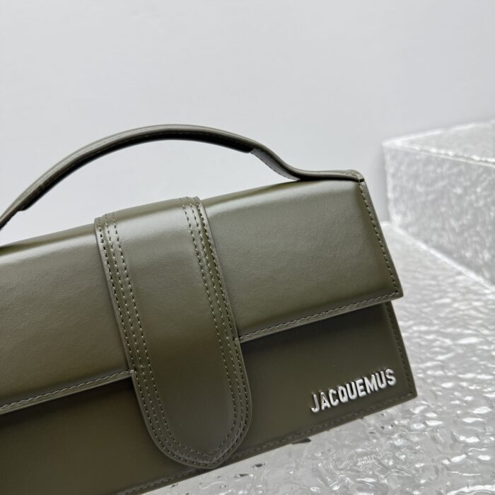 자크뮈스 밤비노 크로스바디 플랩백 다크 초록색 라지 은장 레더 레플리카 미러급 SA급 S급 고퀄리티 최상급 하이엔드 가방 [여성] 9