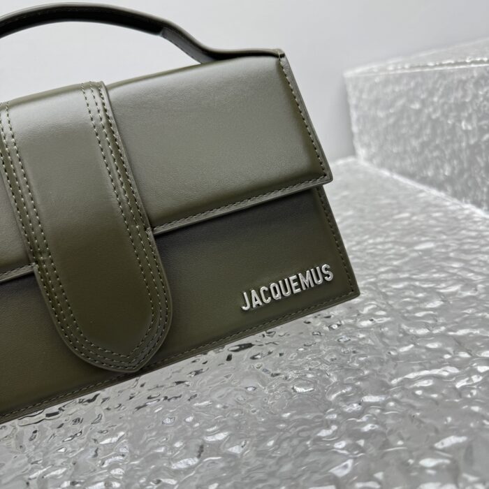 자크뮈스 밤비노 크로스바디 플랩백 다크 초록색 라지 은장 레더 레플리카 미러급 SA급 S급 고퀄리티 최상급 하이엔드 가방 [여성] 10