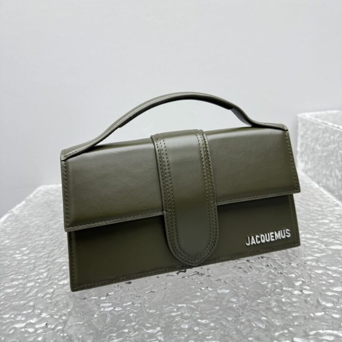 자크뮈스 밤비노 크로스바디 플랩백 다크 초록색 라지 은장 레더 레플리카 미러급 SA급 S급 고퀄리티 최상급 하이엔드 가방 [여성] 5
