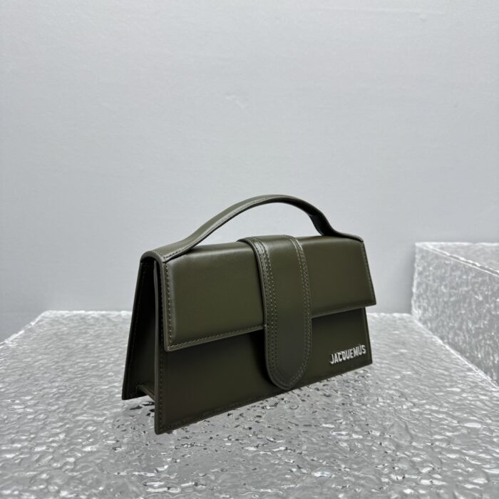 자크뮈스 밤비노 크로스바디 플랩백 다크 초록색 라지 은장 레더 레플리카 미러급 SA급 S급 고퀄리티 최상급 하이엔드 가방 [여성] 7