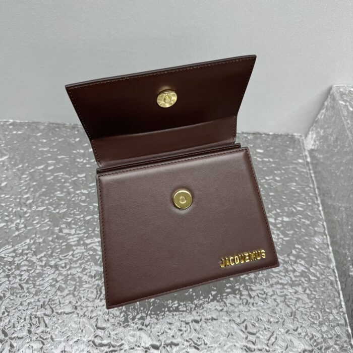 자크뮈스 르 치키토 시그니쳐 핸드백 다크 브라운 미디엄 금장 레더 레플리카 미러급 SA급 S급 고퀄리티 최상급 하이엔드 가방 [여성] 7