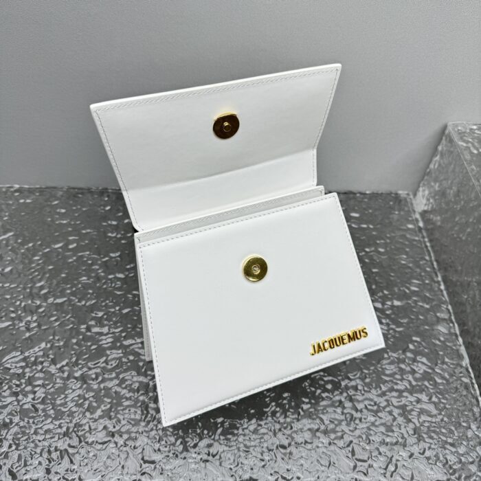 자크뮈스 르 치키토 시그니쳐 핸드백 화이트 미디엄 금장 레더 레플리카 미러급 SA급 S급 고퀄리티 최상급 하이엔드 가방 [여성] 8