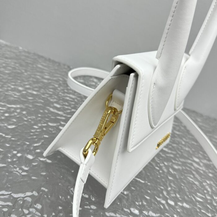 자크뮈스 르 치키토 시그니쳐 핸드백 화이트 미디엄 금장 레더 레플리카 미러급 SA급 S급 고퀄리티 최상급 하이엔드 가방 [여성] 9