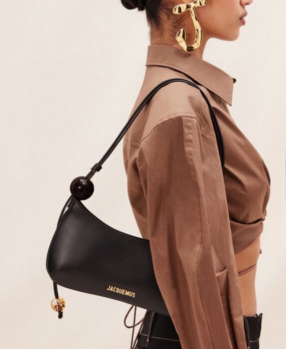 자크뮈스 르 비쥬 펄 비디드 숄더백 블랙 금장 레더 레플리카 미러급 SA급 S급 고퀄리티 최상급 하이엔드 가방 [여성]