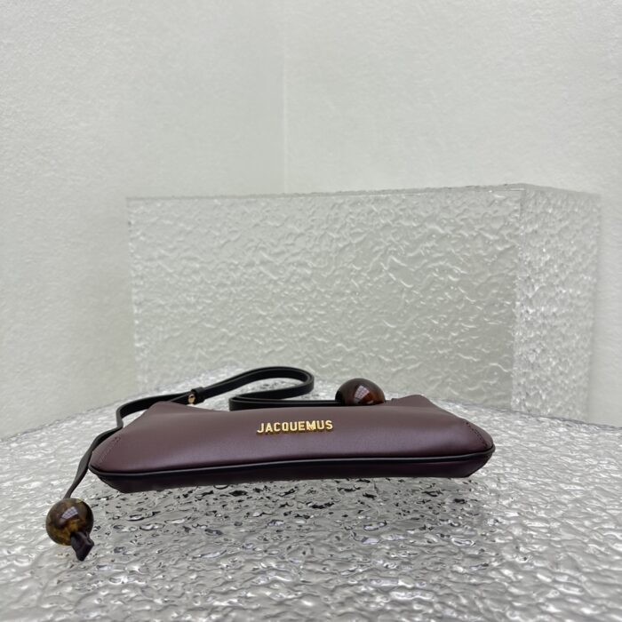 자크뮈스 르 비쥬 펄 비디드 숄더백 와인 금장 레더 레플리카 미러급 SA급 S급 고퀄리티 최상급 하이엔드 가방 [여성] 7