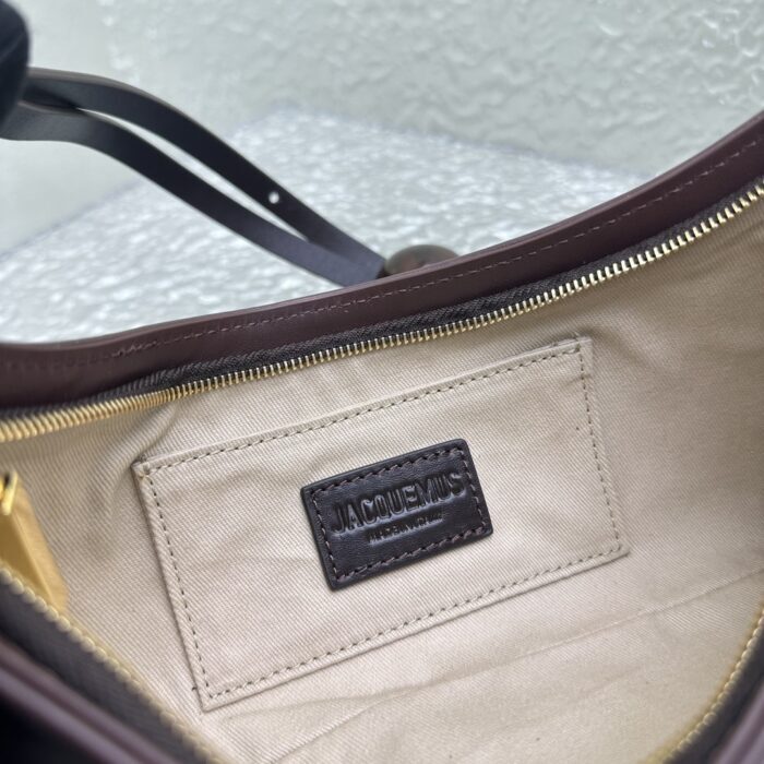 자크뮈스 르 비쥬 펄 비디드 숄더백 와인 금장 레더 레플리카 미러급 SA급 S급 고퀄리티 최상급 하이엔드 가방 [여성] 10