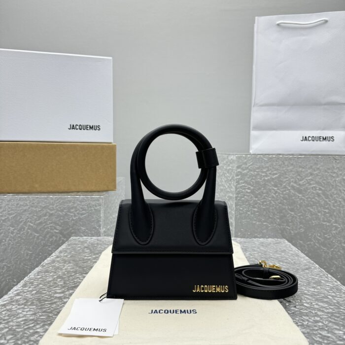 자크뮈스 르 치키토 노드 코일드 핸드백 블랙 금장 레더 레플리카 미러급 SA급 S급 고퀄리티 최상급 하이엔드 가방 [여성] 2