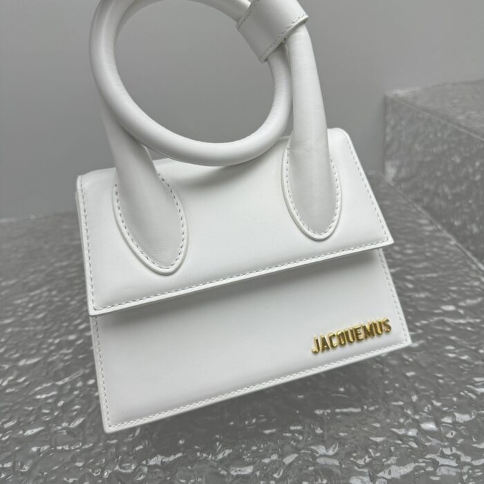 자크뮈스 르 치키토 노드 코일드 핸드백 화이트 금장 레더 레플리카 미러급 SA급 S급 고퀄리티 최상급 하이엔드 가방 [여성] 8