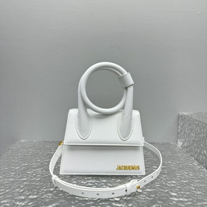 자크뮈스 르 치키토 노드 코일드 핸드백 화이트 금장 레더 레플리카 미러급 SA급 S급 고퀄리티 최상급 하이엔드 가방 [여성] 3